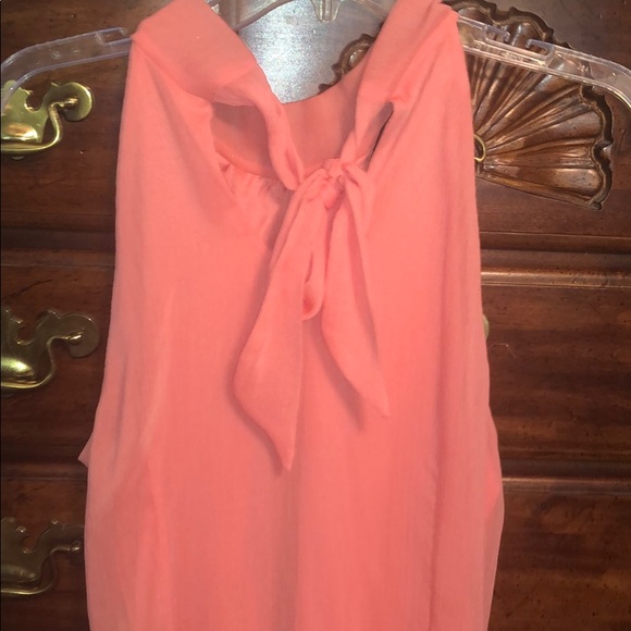 A. Byer size XLJ peach high neck tank with ruffles - Picture 8 of 8